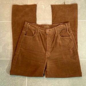 Mother Hustler Ankle Fray Jeans Sz 28